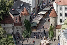 Porta Viru Gate, hyrja në Qytetin e Vjetër.