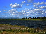 Eisenbahnbrücke über den Grenzfluss Memel