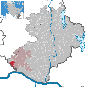 Lage der Herzogtum Lauenburg