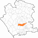 Capuan kunnan sijainti Casertassa