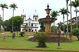 Het plein Barão de Campo Belo in het centrum