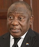 Cyril Ramaphosa Sør-Afrikas president (2018–)