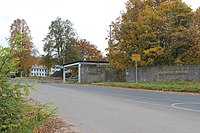 Ehemalige Zufahrt und Wachgebäude der Dörnberg-Kaserne