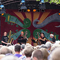 Das Basssaxophonensemble "Deep Schrott" auf dem TFF Rudolstadt 2014