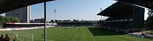 Das Stadion Den Dreef in Heverlee (Mai 2011)