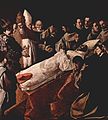 Exposició del cos de Sant Bonaventura per Zurbarán, 1629 (París, Louvre)