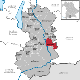 Gaißach - Localizazion