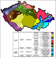 Geomorphologische Einteilung Tschechiens