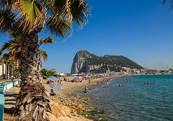 The Rock seen from La Línea de la Concepción