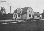 Vägen gick förbi Huddinge kyrkskola, 1920-talet