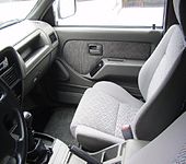 Interior de la Chevrolet LUV D-Max GLX