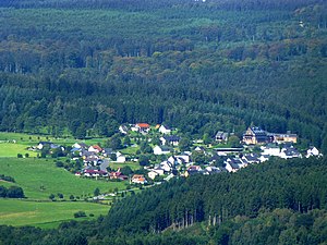 Langweiler – von der Wildenburg aus gesehen