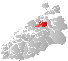 Poziția localității Comuna Gjemnes