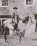 Robert E Lee on Traveller, fall 1864, Petersburg, Virginia.jpg