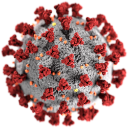 Det velkendte ikon af en Coronavirus