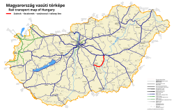 A Szolnok–Kecskemét-vasútvonal útvonala