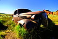 21.3 - 27.3: In 1937 Chevrolet coupe, da ruina ed abandunau a Bodie en la California.