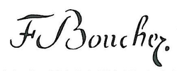 François Bouchers signatur