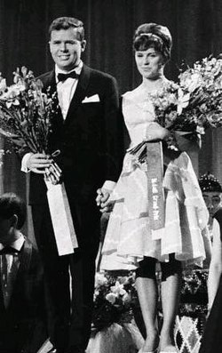 גרטה ויורגן אינגמן לאחר זכייתם באירוויזיון 1963