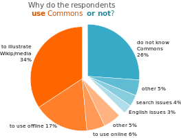 1. Why and why not use Commons? (usability:Multimedia:Initial survey results of Multimedia usability project (Media survey 2009)