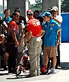 Juan Pablo Montoya, Michael Schumacher, and Fernando Alonso