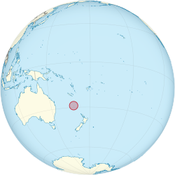 Location o Norfolk Island