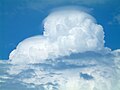 Cumulonimbus with Pileus over the Lake of Constance