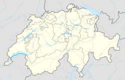 洛桑上贝勒蒙在瑞士的位置