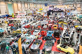 Techno-Classica au parc des expositions d'Essen.