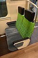 東急6020系電車のデュアルシート 「Qシート」サービス実施列車での使用時