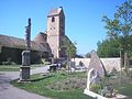 Le cimetière et l'église.