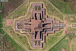 Thumbnail for File:Aerial view of Somapura Mahavihara.jpg