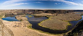 Tijdens de laatste IJstijd stonden de Dry Falls onder 91 meter water, die met een snelheid van meer dan 100 kilometer de watervallen passeerde