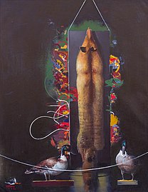 Tiit Pääsuke: Ekspozicija (1982.), ulje na platnu, 146 × 114 cm