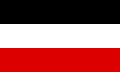 3:5 Drapeau du Troisième Reich (1933-1935) utilisé conjointement avec le drapeau suivant, puis interdit.