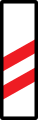 6c: Level crossing mark (right) - Distance to level crossing approx. 160m