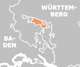 Plasseringa til Hohenzollern-Hechingen