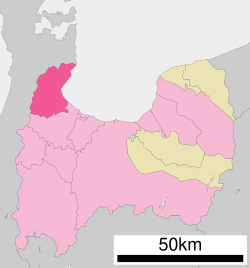 Location of Himi in Toyama Prefecture