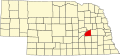 State map highlighting Polk County