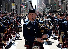 The U.S. Coast Guard Pipe Band pictured in 2010.