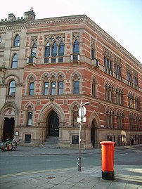 Memorial Hall in Manchester, England (1866)