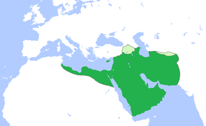 Califatul Rașidun în anul 647 d.Cr.