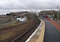South eastward view towards the WCML, 2008