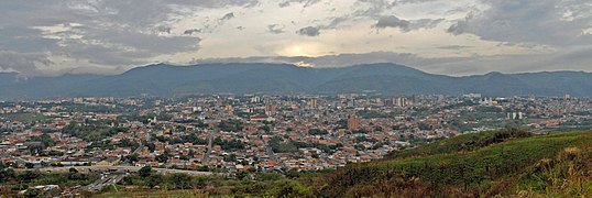 San Cristóbal from the hills