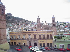 Zacatecas, kreizenn istorel