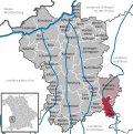 Lage im Landkreis Günzburg