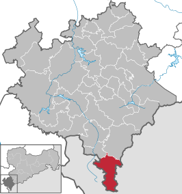 Kaart van Bad Brambach