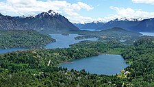 View of Bariloche and Nahuel Huapi Lake