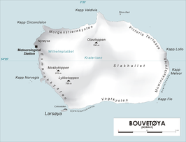 Kaart van Bouvet