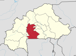 Location in Burkina Faso